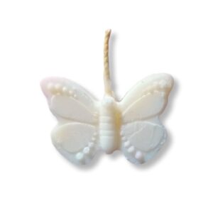 vela mariposa lila