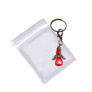 llavero angelitos de colores bautismo comunión x 10 unidades